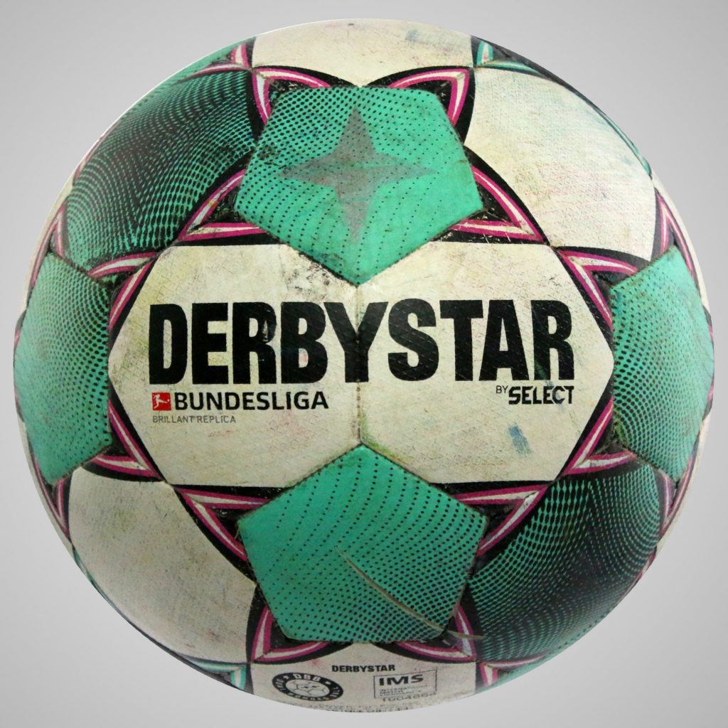 DERBYSTAR Futsal Ball Brillant APS V23 Weiß/gelb/grau